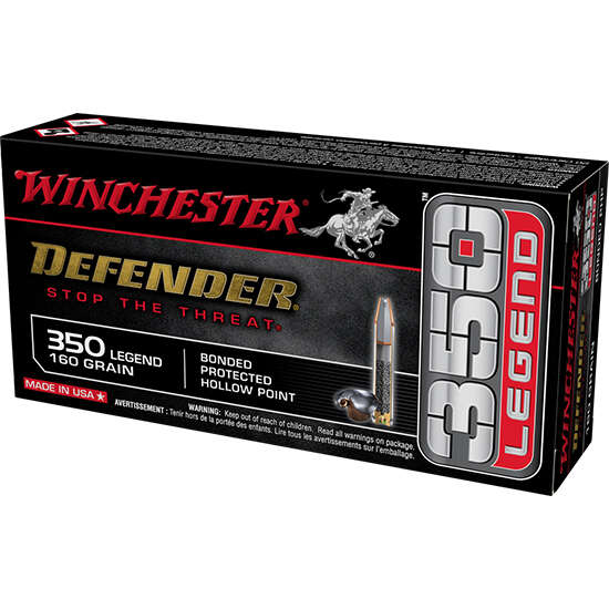 Ammunition Winchester Repeating Arms ZPAP M85 350Legend WIN DEFENDER 350LEG 160GR PHP 20/10